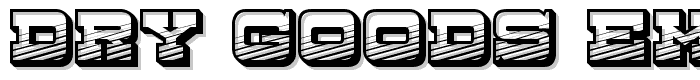 Dry Goods Emporium JL font